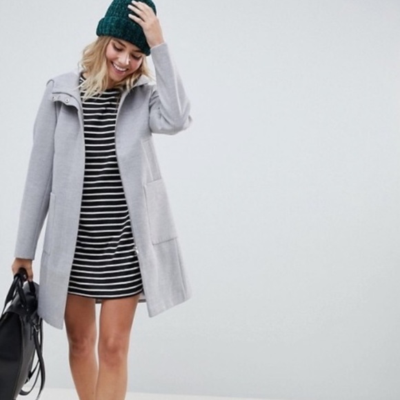 asos wool coat womens